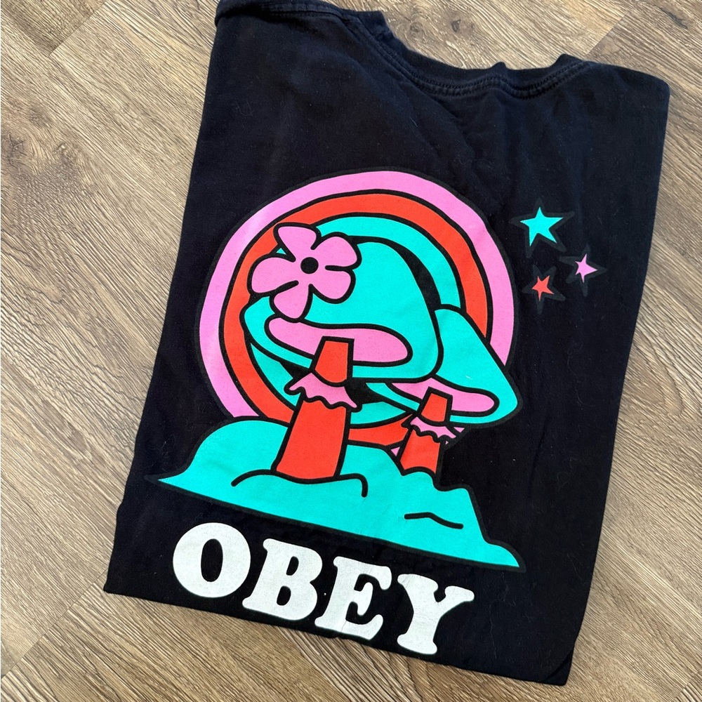 Obey Classic Black Tee